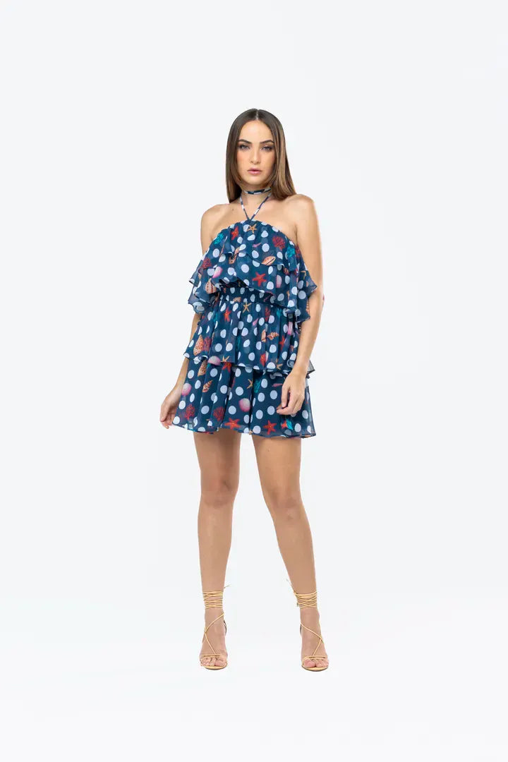 Vestido Emma Mini Poá