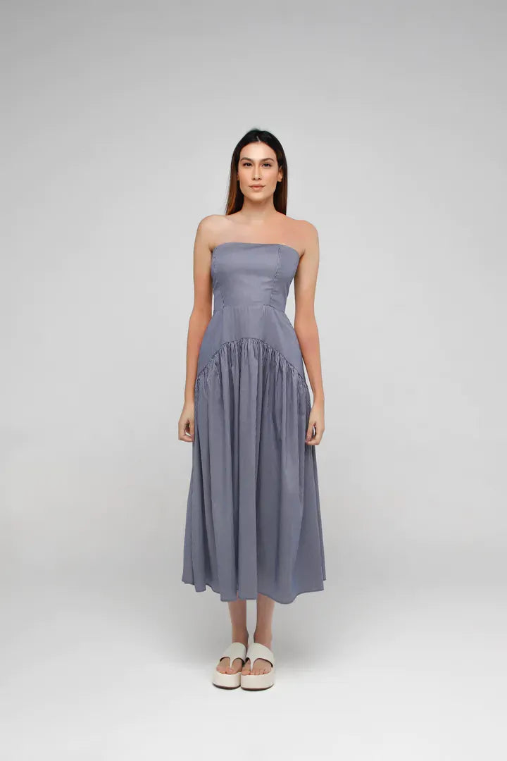 Vestido sasha risca de giz