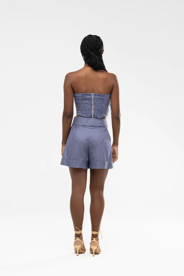Short Lais Risca de Giz