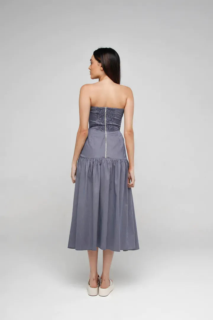 Vestido sasha risca de giz