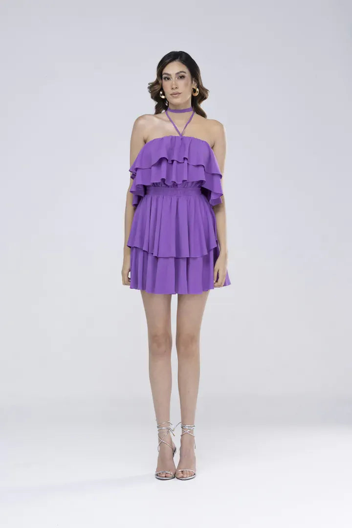 Vestido Emma roxo