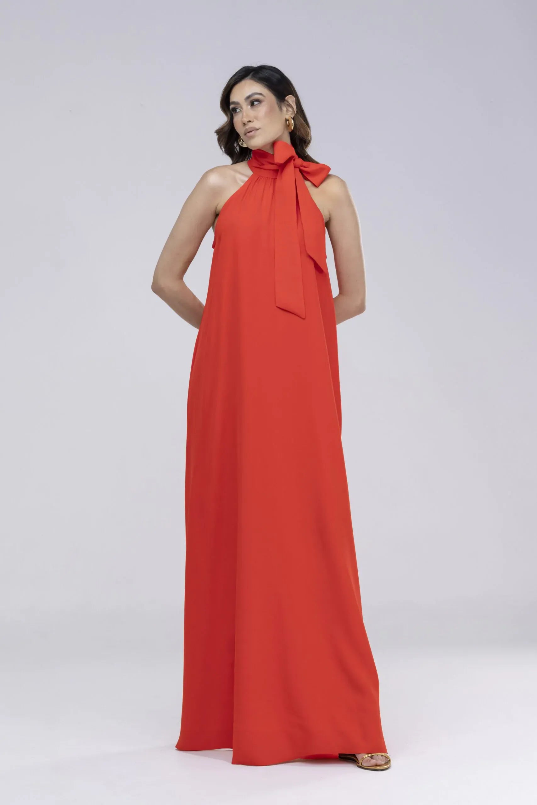 Vestido amália pitanga