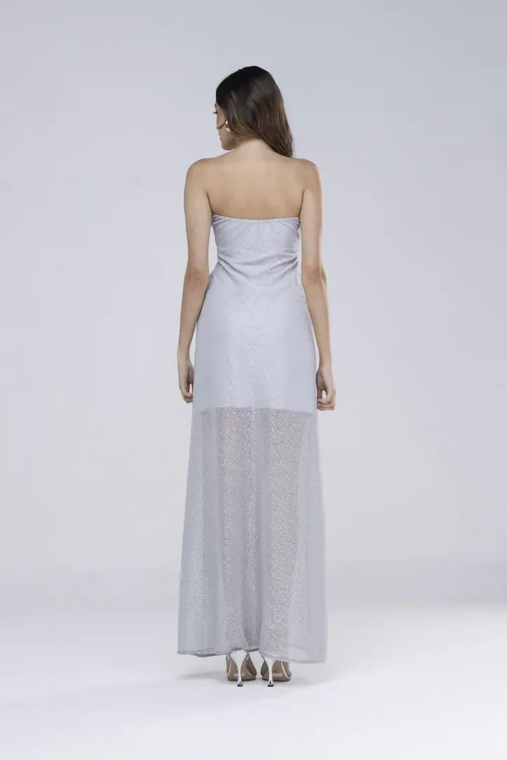 Vestido Asha Prata