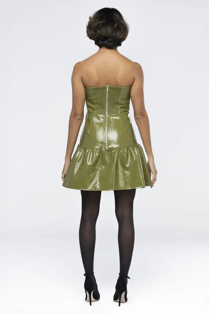 Vestido sasha mini couro